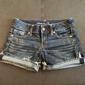 American Eagle Jean Shorts Size 0
